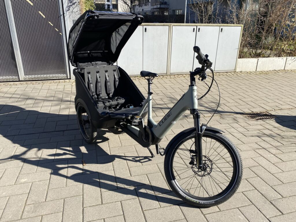 Das Cube Trike Family als Lastenrad Angebot im Clouth