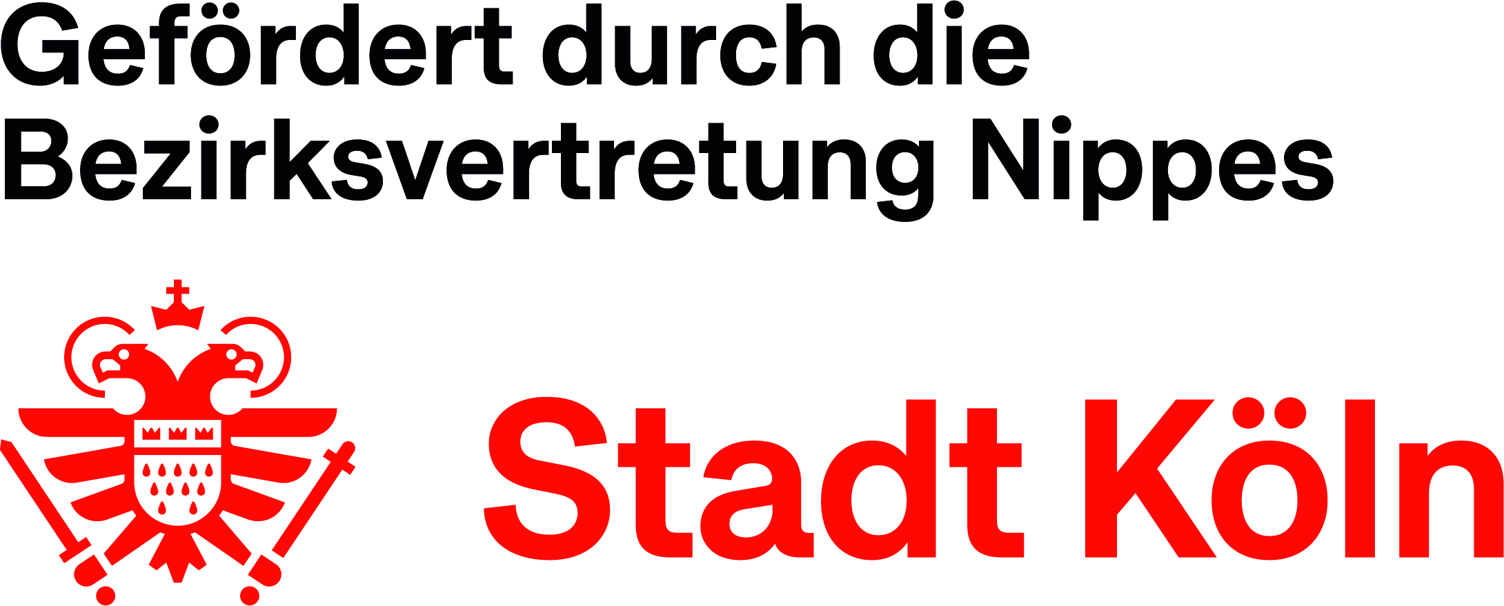 Förderlogo der Bezirksvertretung Nippes